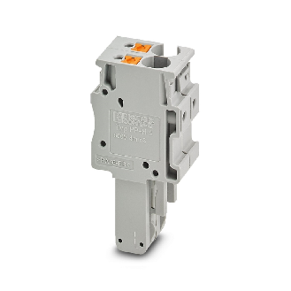 Connecteur Push-in / enfichable, 2 pôles, 0,2 - 6 mm², gris-Lire la description