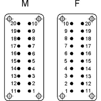 Insert mâle à ressorts (1 - 20), raccordement à visser-Lire la description