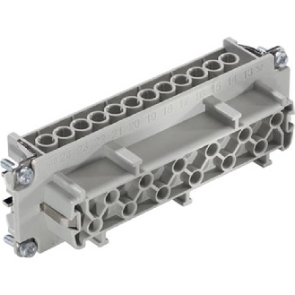 Insert, raccord à vis, femelle, sans protection de fil, 1-24-Lire la description