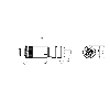 M12D Mâle Droit 4p; Bornes à vis 0.14-0.75 mm², Ø5-8mm