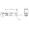 M08A Mâle Droit 3p; Bornes CAD 0.25-0.5mm², Ø2.5-5.2mm (60V)