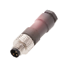 M08A Mâle Droit 3p; Bornes à souder (x3) 0.14-0.34mm², Ø3.5-5mm