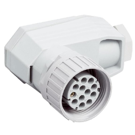 M26 Fem Coudé 12p; Contacts à sertir 0,5-1,5mm², Ø8-10mm M26 Fem Coudé 12p; Contacts à sertir 0,5-1,5mm², Ø8-10mm-Lire la description