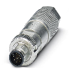 M12A Mâle Droit 8p; Bornes autodénudantes, Ø5-9.7mm Blindé