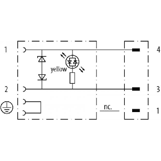 EV Forme C 8mm 24V/M08 Mâle Droit 3p; PUR UL/CSA 3x0.34 Noir 3m-Lire la description