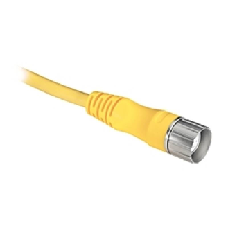 Connecteur M23 Fem Droit 9 pôles Câble lg2m Jaune-Lire la description