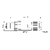 M12D Fem Droit 4p; Blindé Bornes autodénudantes, Ø4-8mm (PROFINET)