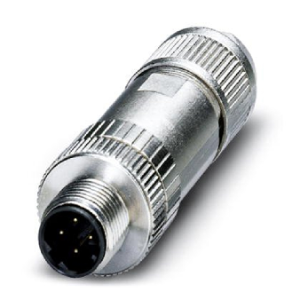 M12D Fem Droit 4p; Blindé Bornes autodénudantes, Ø4-8mm (PROFINET)-Lire la description