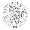 M12A Fem Droit 8p; Bornes à vis < 0.5mm², Ø6-8mm; Blindé