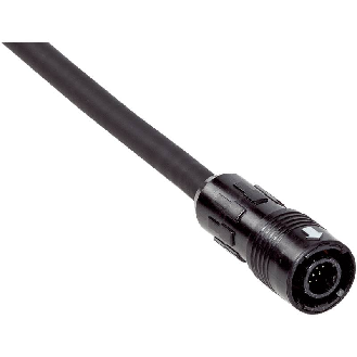 Connecteur HRS Mâle 12p; Câble PVC 12 fils 2m-Lire la description