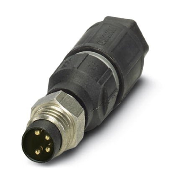 M08A Mâle Droit 4p Inox; Bornes autodénudantes max. 0,5mm², Ø2.5-5mm-Leggi tutto
