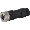 M08A Fem Droit 4p; Bornes à souder <0.25mm², Ø3.5-5mm