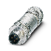 M12A Mâle Droit 4p; Bornes Push-Lock, Ø4-8 mm