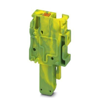 Connecteur, Push-in / enfichable, 1 pôle, 0,2 - 6 mm², vert/jaune-Lire la description