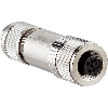 M12D Fem Droit 4p; Bornes IDC 0.14-0.34mm², Ø4-8mm; Ethernet