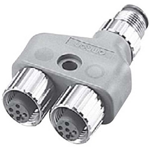 Y-M12 Mâle 4p/2x Fem 5p pour F3WD-Lire la description