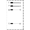 M08 Mâle Coudé 4p; Bornes à souder <0.25mm², Ø3.5-5mm