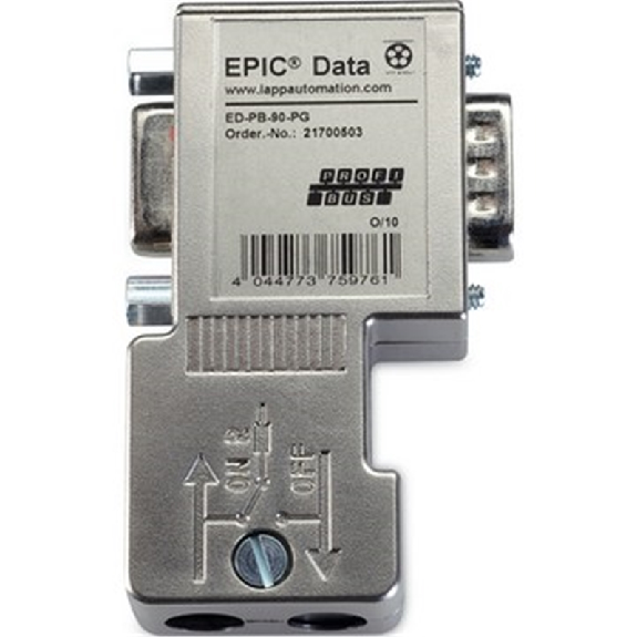 Connecteur PROFIBUS avec M12/raccord à vis ED-PB-90-PG-Lire la description