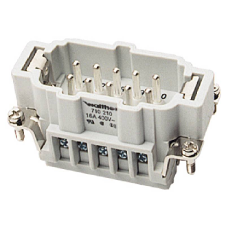 Insert mâle B10 connexion à vis avec lame de protection-Lire la description