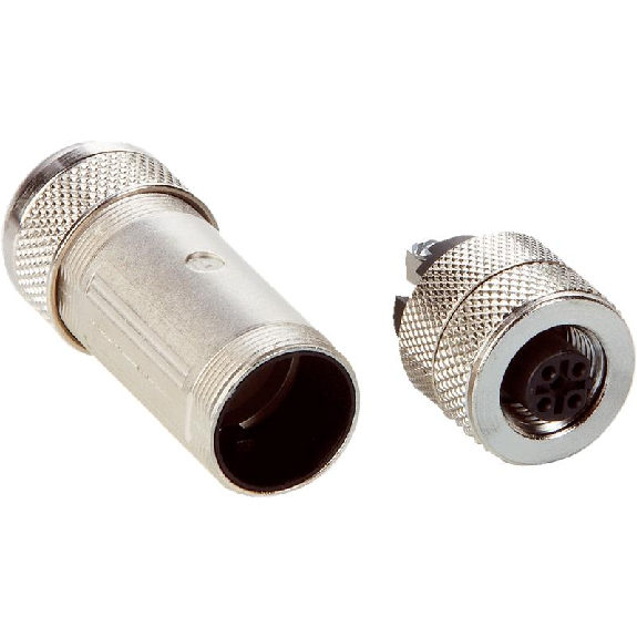 M12B Fem Droit 5p; Bornes à vis <0.75mm², Ø4.5-7mm; Profibus-Lire la description