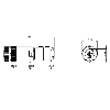 M12B Fem Droit 5p; Bornes à vis (x5) 0.14-0.75mm², Ø5-8mm