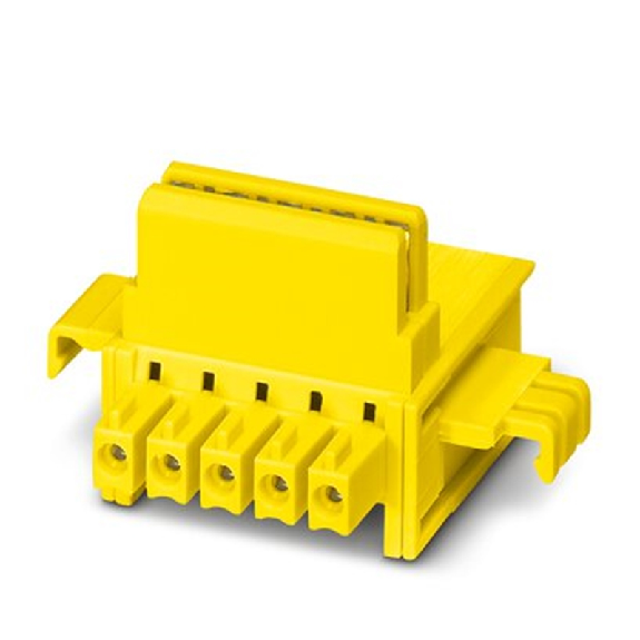 Connecteur sur profilé, nombre de pôles: 5, pas: 3,81 mm, jaune-Lire la description