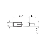 Connecteur Ø8mm Fem Droit 3p; PUR 3x0.25 Noir Cpc 5m
