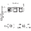 M12A Fem Droit 4p; Bornes autodénudantes 4x0.25mm², Ø4-5.1mm