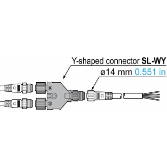 Connecteur Y pour NA1PKx (Lot de 5 pièces)-Lire la description