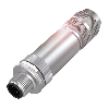 M12A Mâle Droit 5p; Bornes à vis 0.14-0.75mm², Ø5-8mm