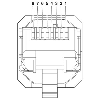 Connecteur RJ45 Mâle 4p; Bornes autodénudantes; CAT5e; PROFINET