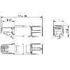 Connecteur RJ45 Mâle 4p; Bornes autodénudantes; CAT5e; PROFINET