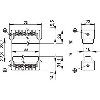Insert mâle à raccordement à vis pour des sections jusqu'à 2,5 mm²
