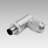 M12D Mâle Coudé 4p; Bornes à câbler, 4-8mm