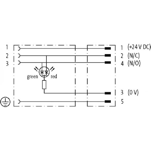 EV Forme A 18mm/M12 Mâle Droit; PVC 5x0,34 Gris 1m-Lire la description