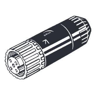 M12A Fem Droit 4p; Bornes à souder <0.5mm² (x4)-Lire la description