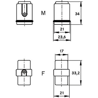 Insert pour contacts mâles à sertir décolletés, 1-7-Lire la description