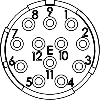 Insert 12p, rotation horaire (Sans inserts)