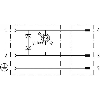 EV Forme BI 11mm/M12 Mâle Droit; PUR-JZ 3x0,75 Noir 3m