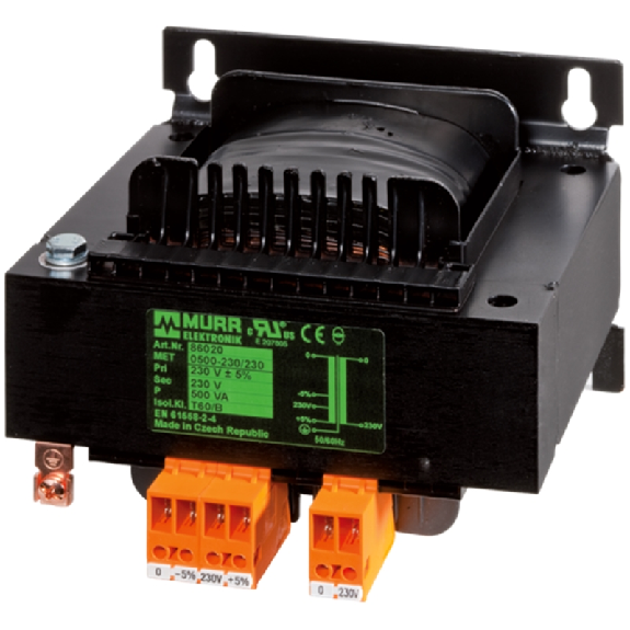 Transfo. cont. isol. MET 1000VA IN: 240-415VAC OUT: 110-110-20VAC-Lire la description