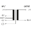 Transformateur monophasé de commande et de séparation MET 500VA IN: 400VAC ±5% OUT: 230VAC - 86021 | MET 05-400/230
