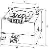 Transfo. cont. isol. MST+ 1000VA IN: 230/400VAC OUT: 24VAC-48VAC