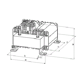 Transformateur monophasé de commande et d'isolement 4000VA-Lire la description