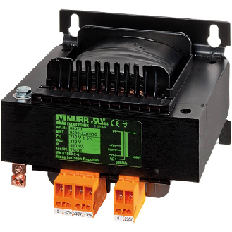 Transformateur monophasé de commande et disolement MET 1500VA IN: 400VAC ± 5% OUT: 230VAC - 86061 | MET 1500-400/230-Lire la description
