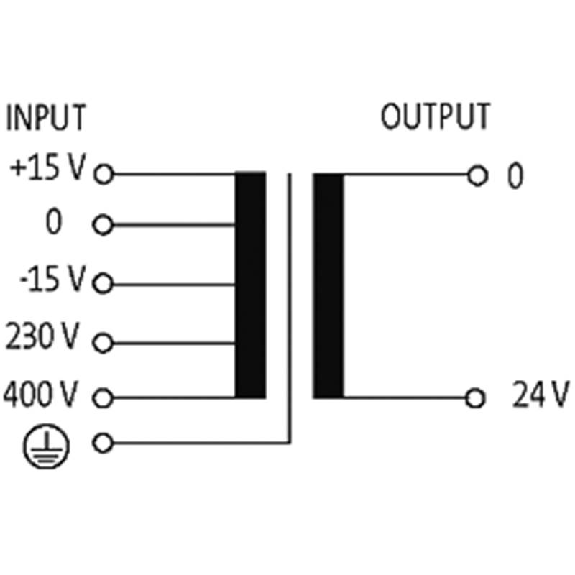 Transformateur de sécurité monophasé MTS 100VA IN: 230/400VAC ±15VAC OUT: 24VAC - 6686362 | MTS 0100-230-400±15V/24 Transformateur de sécurité monophasé MTS 100VA IN: 230/400VAC ±15VAC OUT: 24VAC - 6686362 | MTS 0100-230-400±15V/24-Lire la description