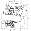 Transfo. cont. isol. MST 250VA IN: 208-550VAC OUT:2x115VAC/230VAC