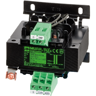 Transformateur de sécurité monophasé MTS 63VA IN: 230/400VAC OUT: 24VAC 86341 | MTS 0063-230-400/24-Lire la description