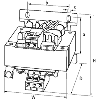 Transformateur de sécurité monophasé MTS 63VA IN: 230/400VAC OUT: 24VAC 86341 | MTS 0063-230-400/24