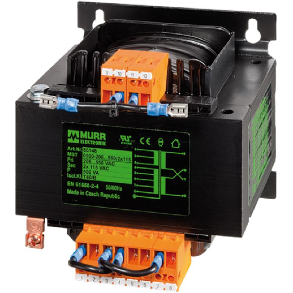 Transfo. cont. isol. MST 1600VA IN: 208-550VAC OUT:2x115VAC Transfo. cont. isol. MST 1600VA IN: 208-550VAC OUT:2x115VAC-Lire la description