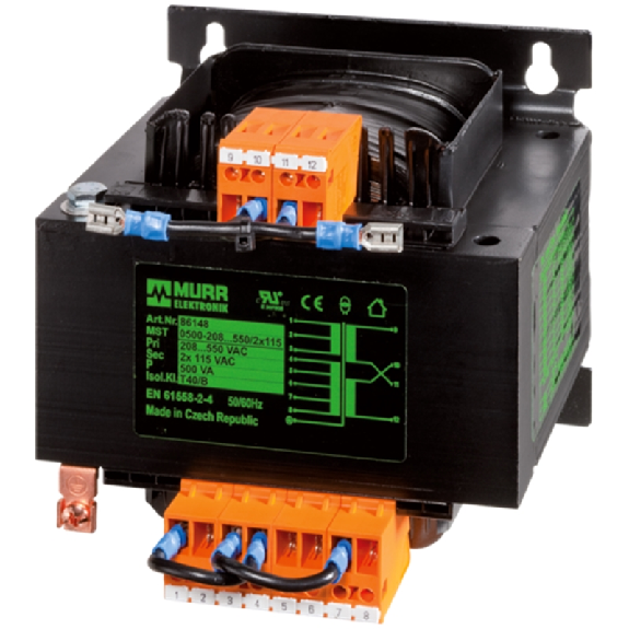 Transfo. cont. isol. MST 2500VA IN: 208-550VAC OUT:2x115VAC-Lire la description